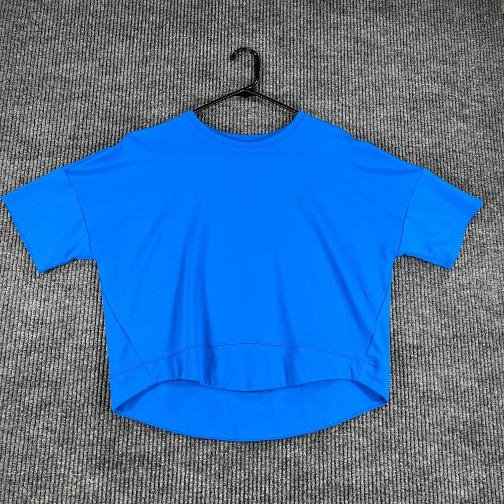 Lauren Ralph Lauren Shirt Womens‎ Medium Blue Short Sleeve Crew Soft Casual